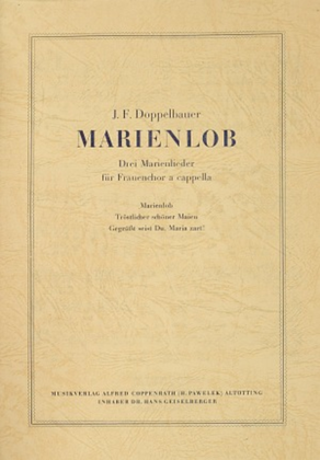 Book cover for Doppelbauer: Drei Marienlieder