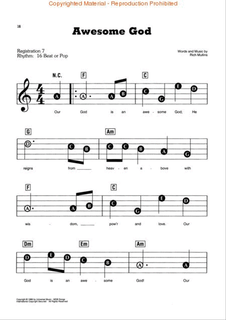 The Best Praise & Worship Songs Ever Electronic Keyboard scores gallery preview page 3