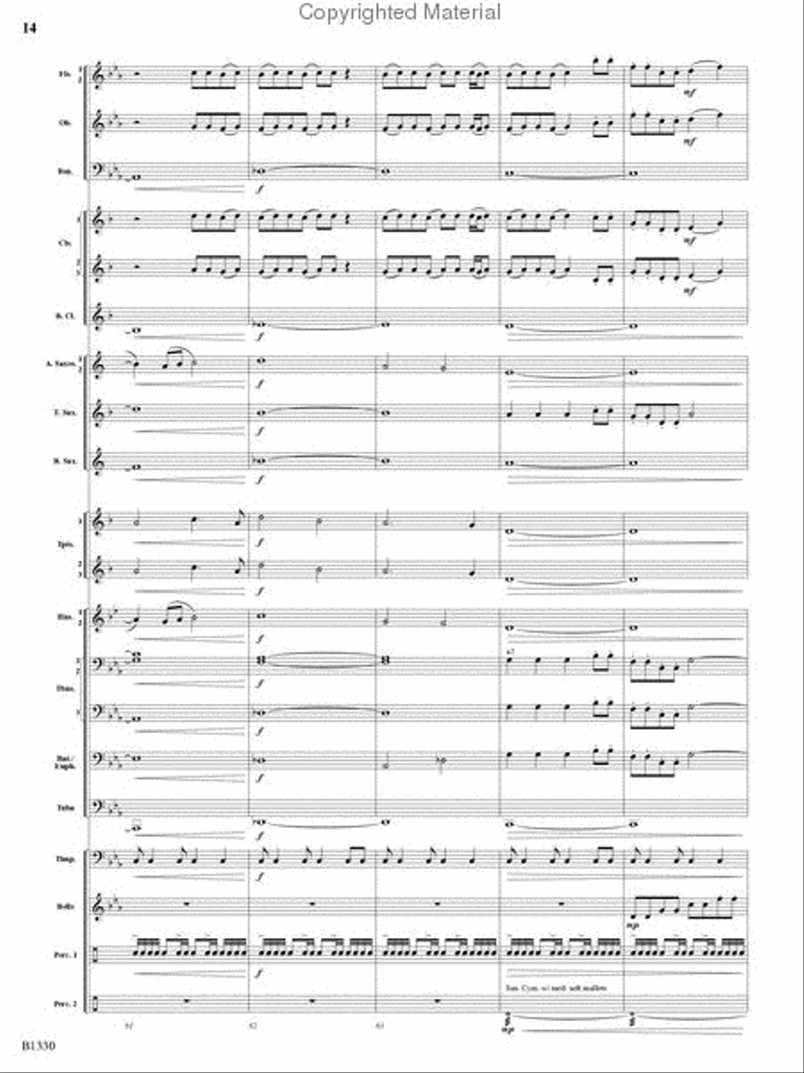 Raiders of the High Seas Concert Band scores gallery preview page 13