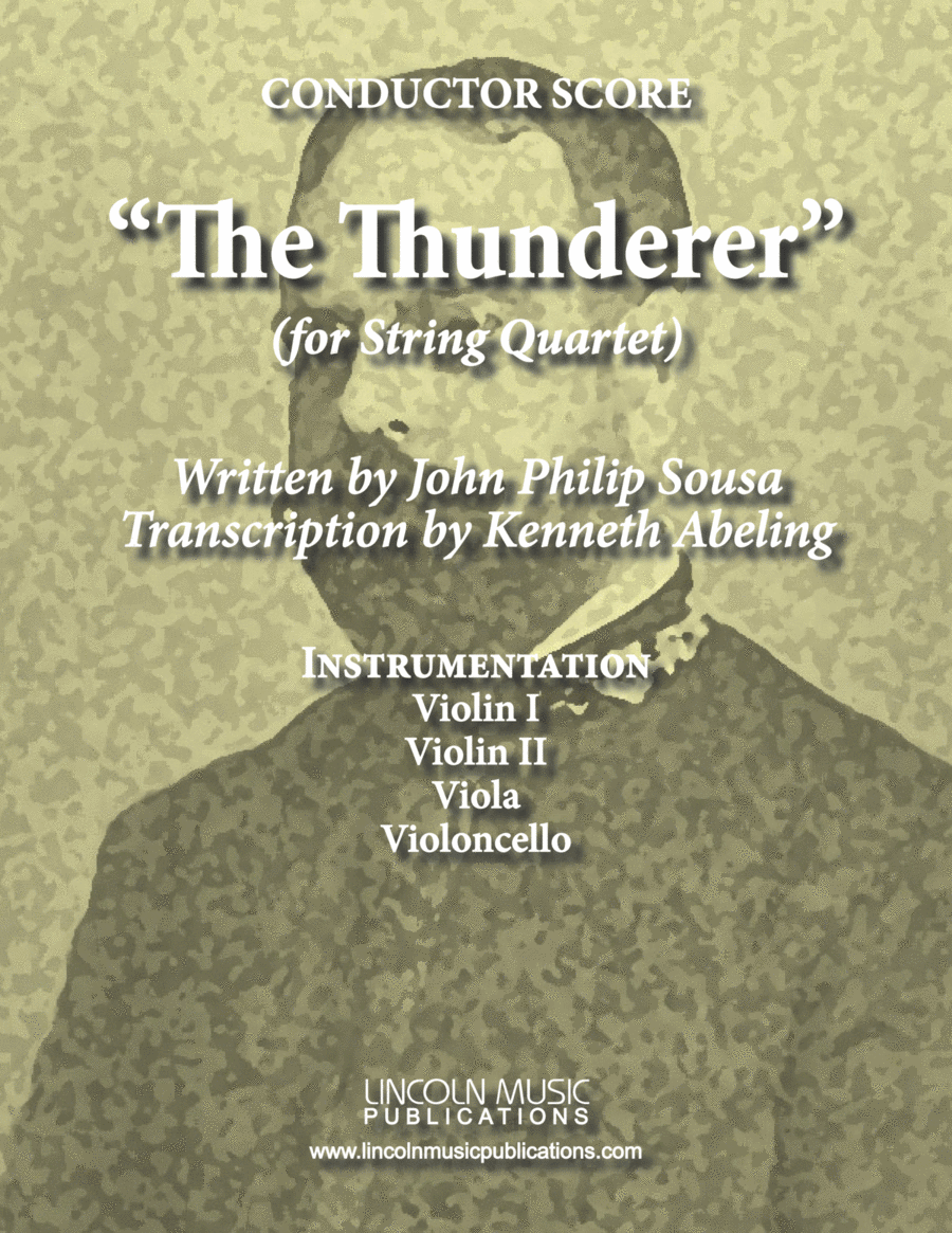 March - The Thunderer (for String Quartet) String Quartet scores gallery preview page 1