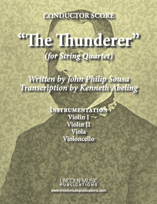 Book cover for March - The Thunderer (for String Quartet)