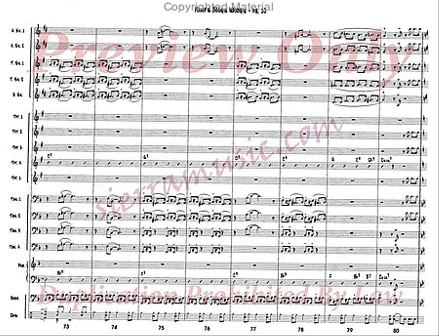 Hamp's Boogie Woogie Jazz Ensemble scores gallery preview page 11