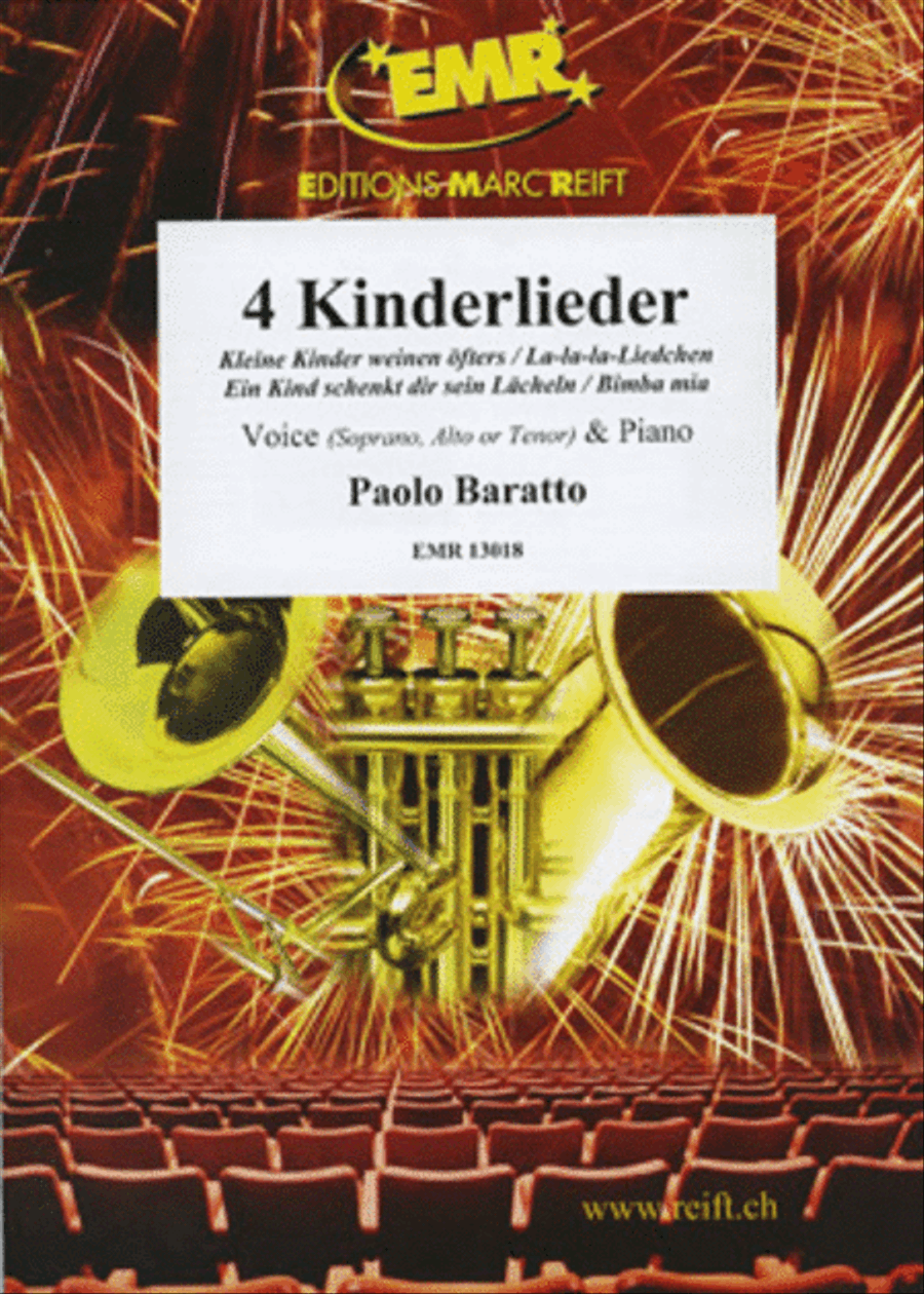 4 Kinderlieder 4 Kinderlieder Voice scores gallery preview page 1