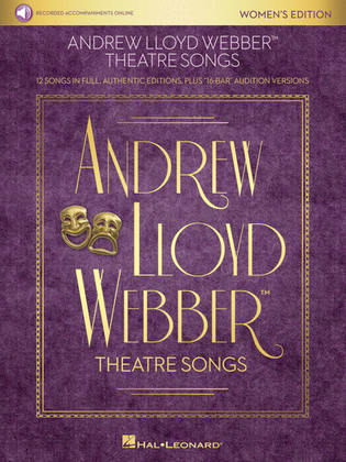 Book cover for Andrew Lloyd Webber Theatre Songs - Women's Edition