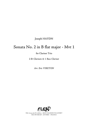 Book cover for Sonata No. 2 in Bb Major - Mvt 1
