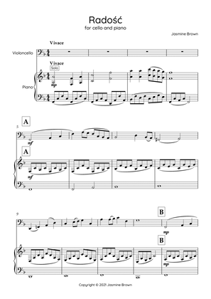 Radość - For Cello and Piano