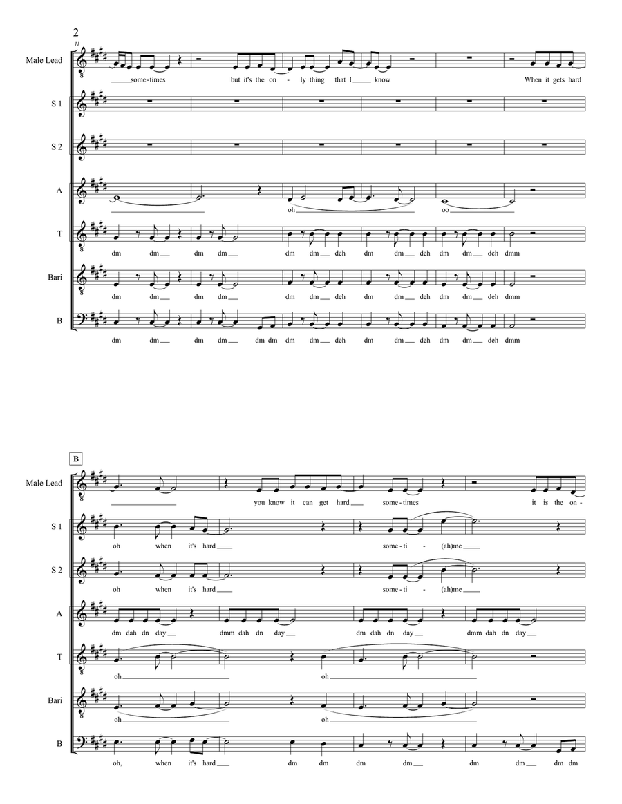 Photograph 4-Part scores gallery preview page 2