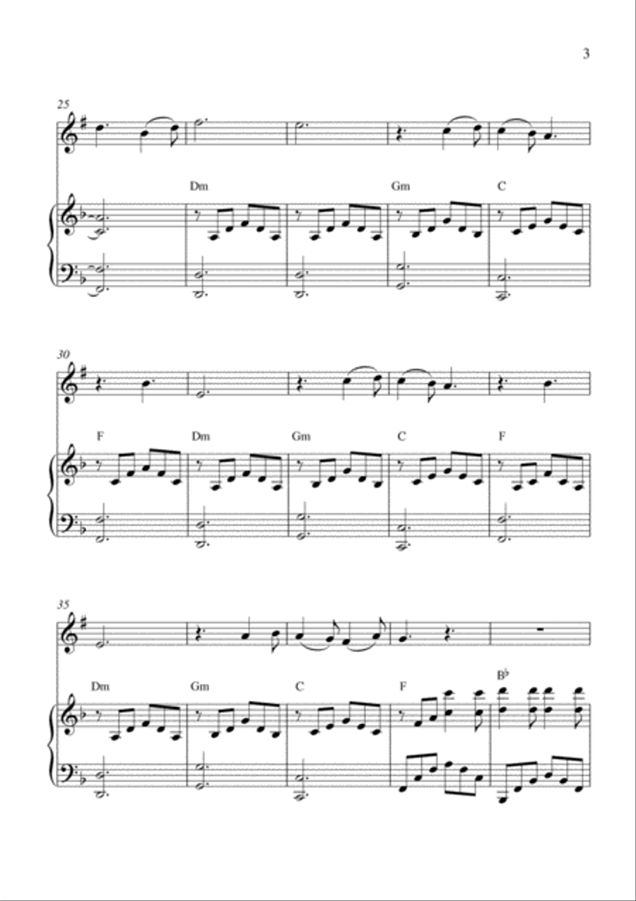 Put Your Head On My Shoulder Trumpet Solo scores gallery preview page 3