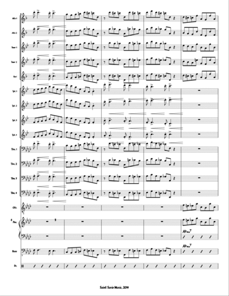 The Teller Jazz Ensemble scores gallery preview page 4