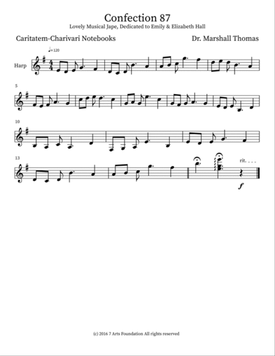 Confection 87 Percussion scores gallery preview page 3