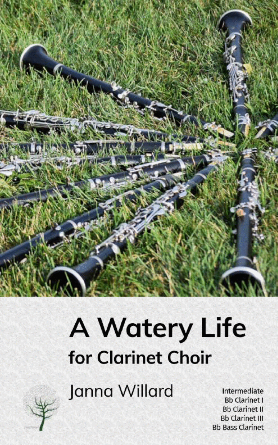 A Watery Life Clarinet Choir scores gallery preview page 1