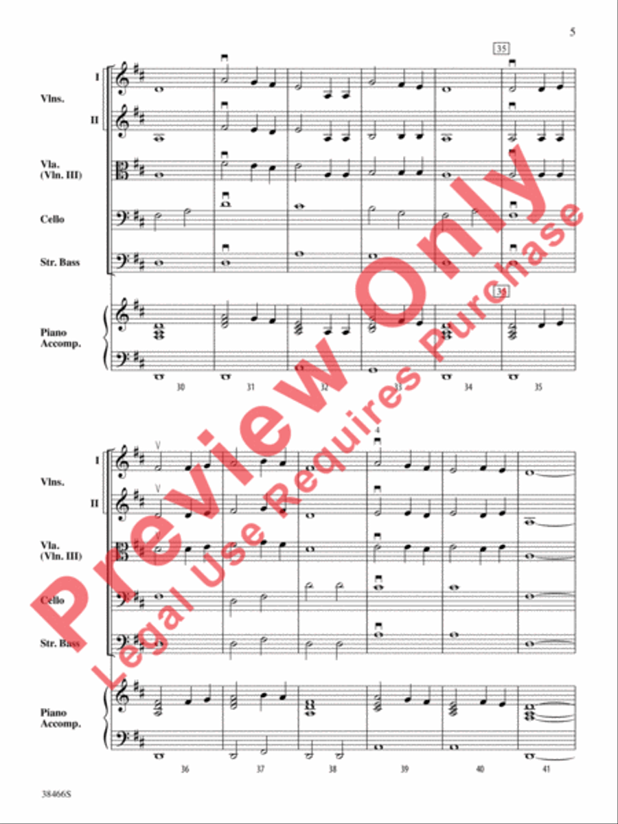 The Bows on the Bus The Bows on the Bus String Orchestra scores gallery preview page 6