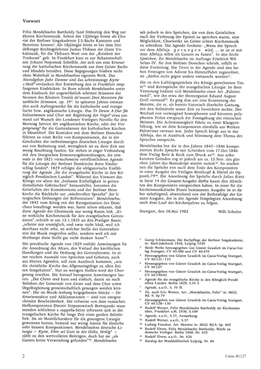Sechs Spruche zum Kirchenjahr op. 79 Score scores gallery preview page 3
