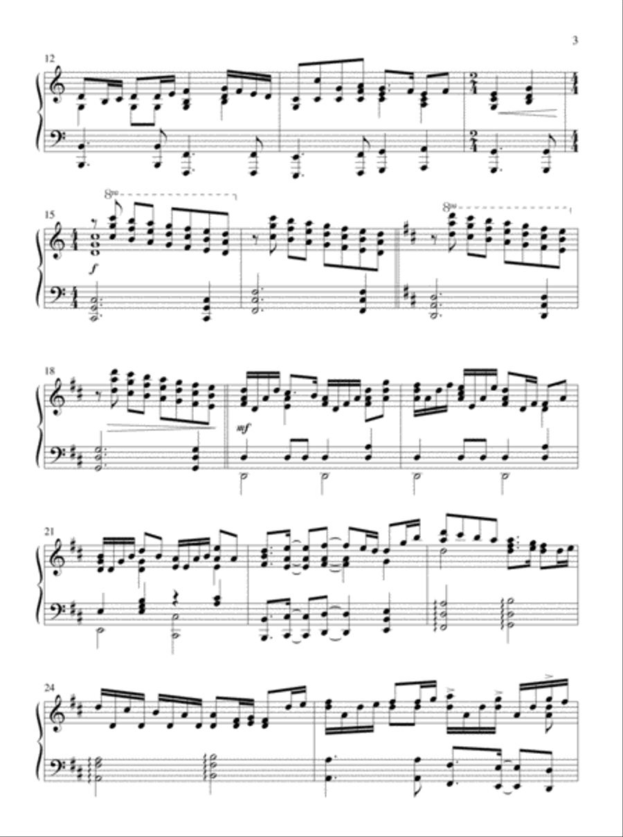 A Tapestry of Carols A Tapestry of Carols Piano Solo scores gallery preview page 3