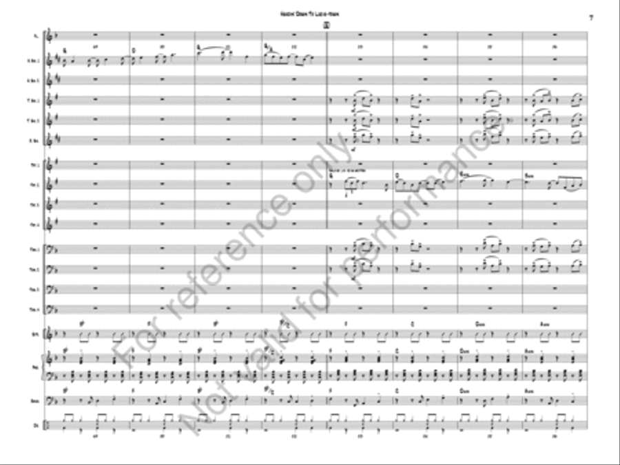 Headin Down To Lucie-Town Jazz Ensemble scores gallery preview page 9