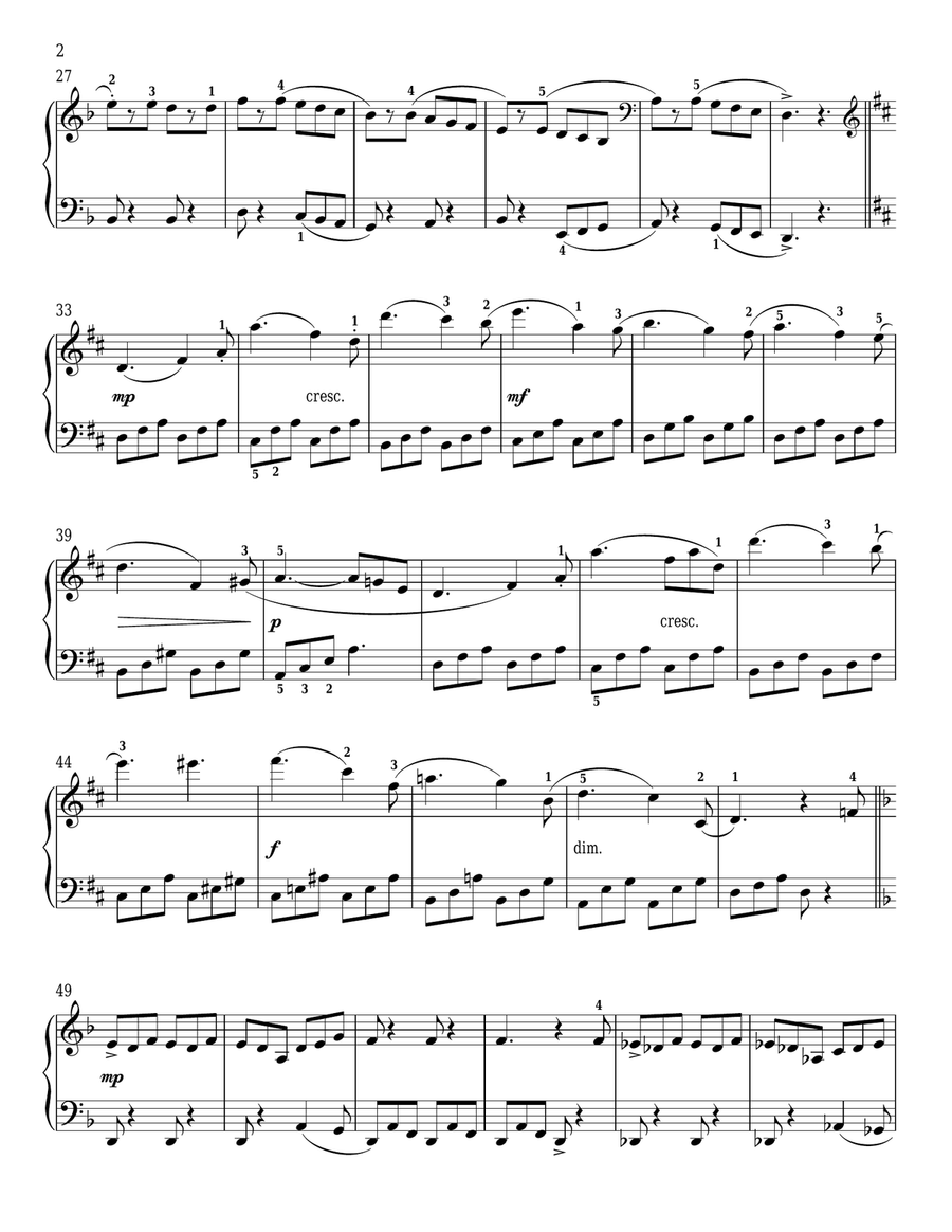 Tarantella Piano Solo scores gallery preview page 2