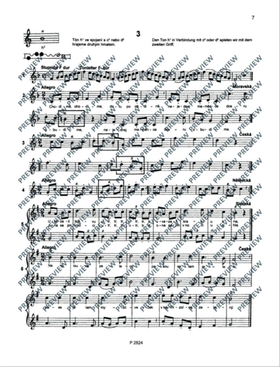 School for Descant Recorder Soprano Recorder scores gallery preview page 8