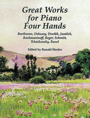 Book cover for Great Works for Piano Four Hands