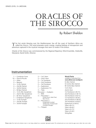 Oracles of the Sirocco: Score
