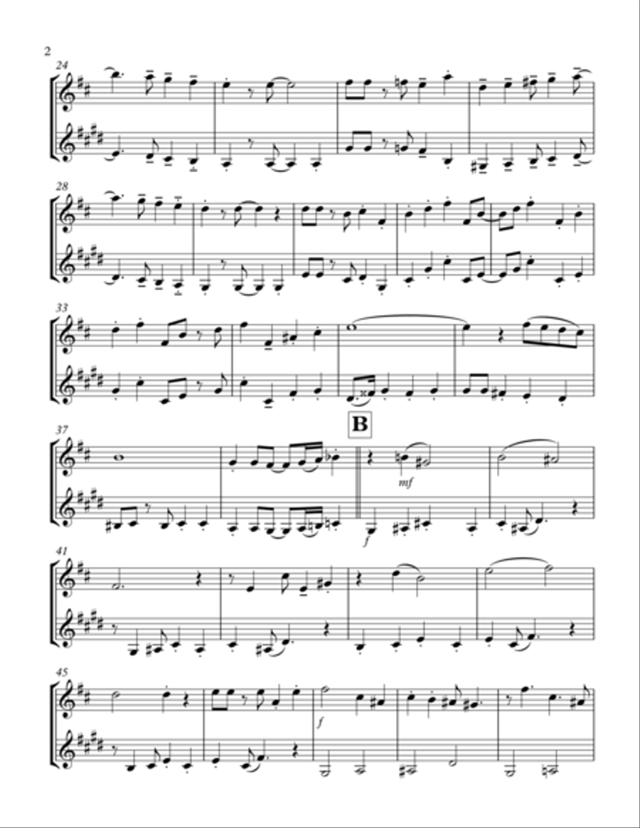 Puttin' On The Ritz Woodwind Duet scores gallery preview page 2