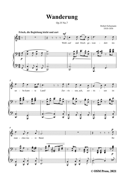 Schumann-Wanderung,Op.35 No.7 in C Major