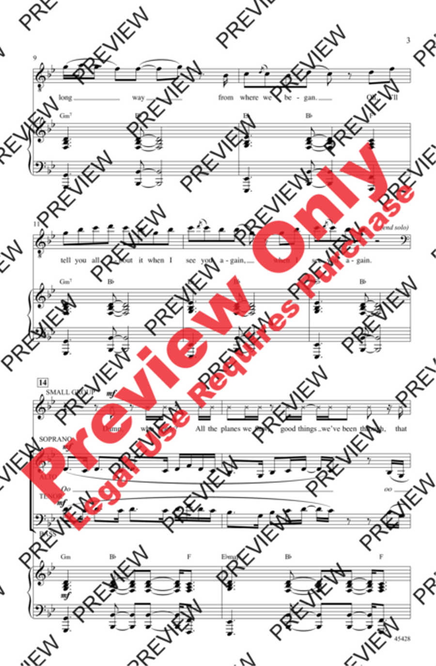 See You Again - SoundTrax CD (CD only) Choir scores gallery preview page 3