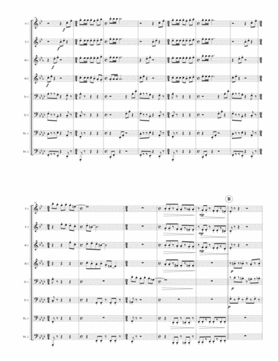 Fantasy for Brass Brass Ensemble scores gallery preview page 2