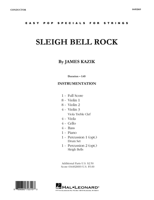 Sleigh Bell Rock - Conductor Score (Full Score)