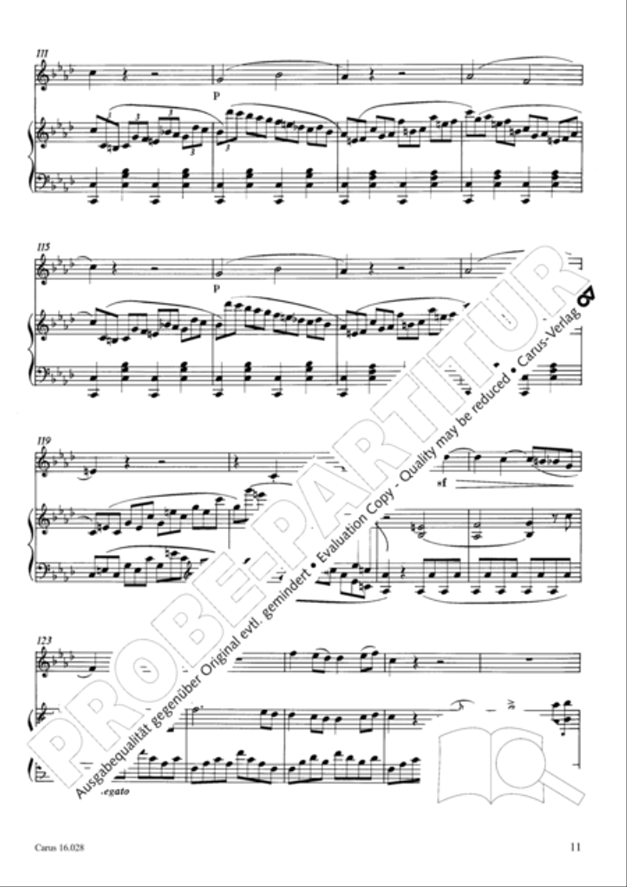 Sonata for English Horn English Horn scores gallery preview page 12
