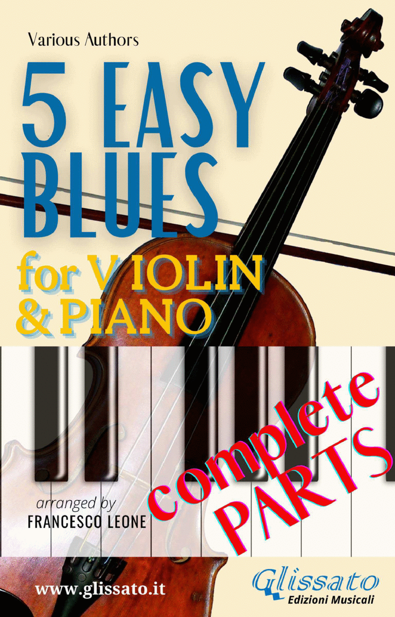 5 Easy Blues - Violin & Piano (complete parts) image number null