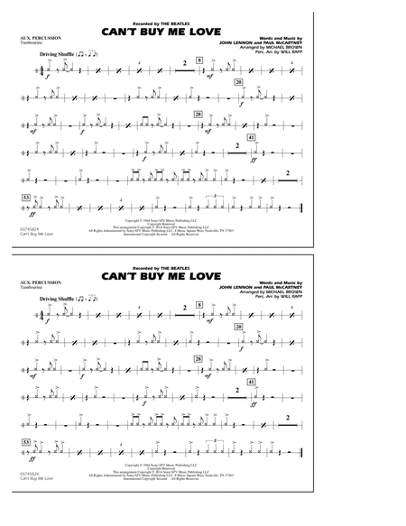 Can't Buy Me Love - Aux Percussion