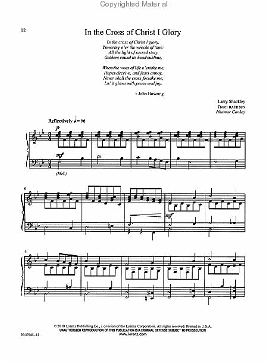 Hymn Miniatures for Communion Piano Solo scores gallery preview page 3