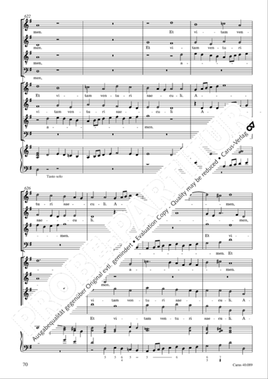 Credo a 8 voci 4-Part scores gallery preview page 71