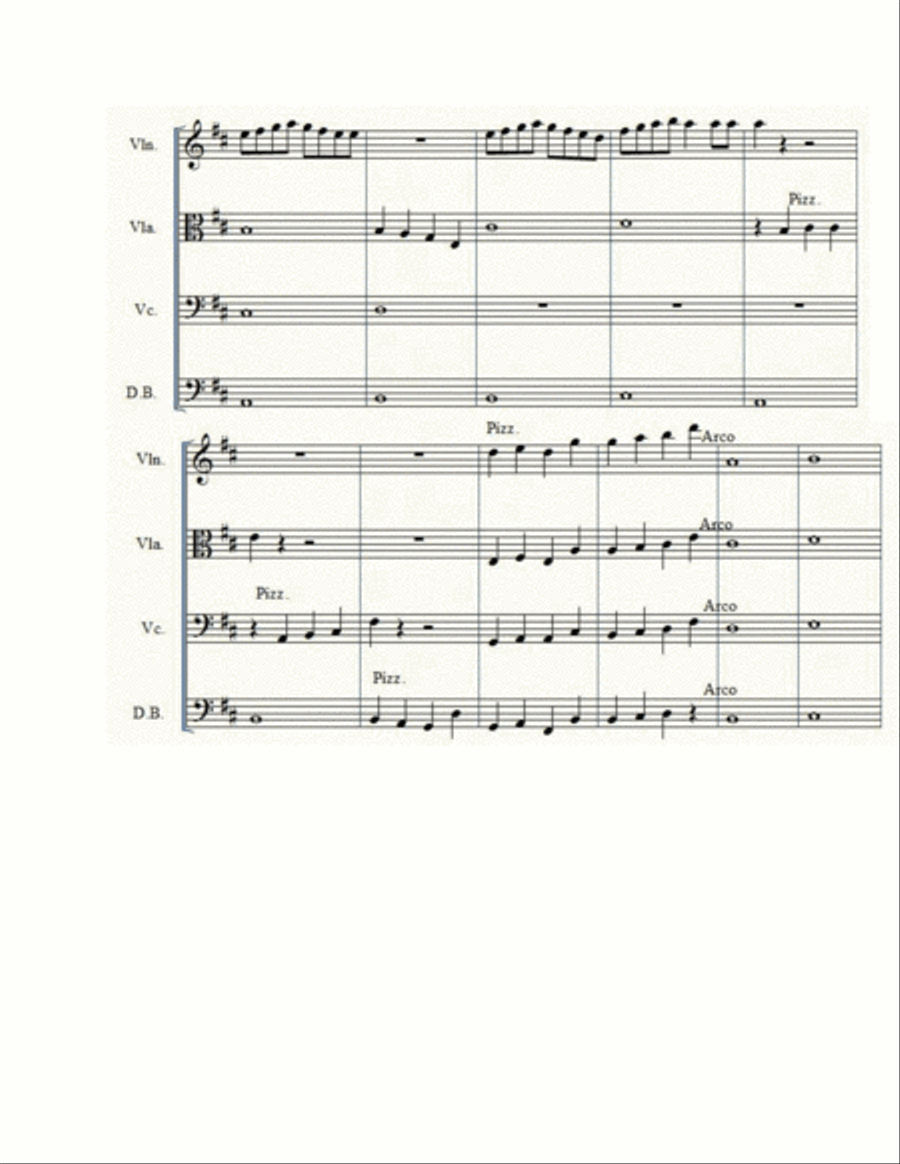 Soaring High! String Quartet scores gallery preview page 3