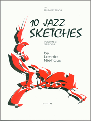 Book cover for 10 Jazz Sketches, Volume 3