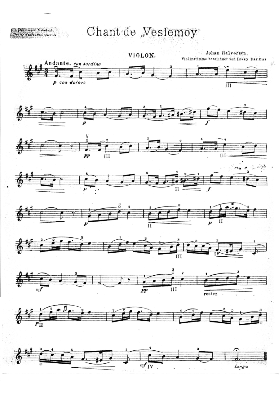Violin solo Flute scores gallery preview page 1