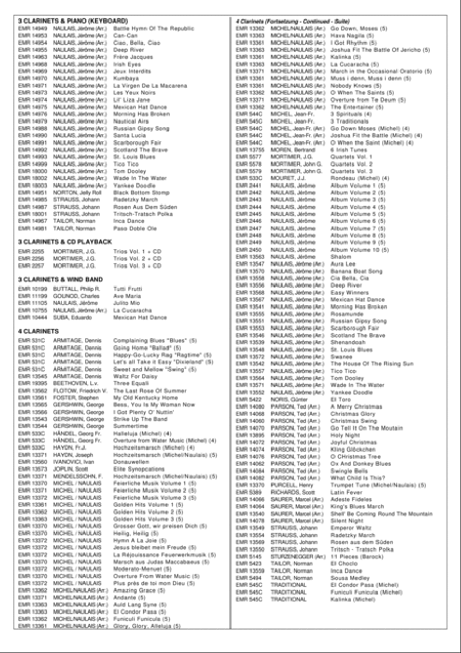 Play With Your Band Volume 1 Clarinet scores gallery preview page 8