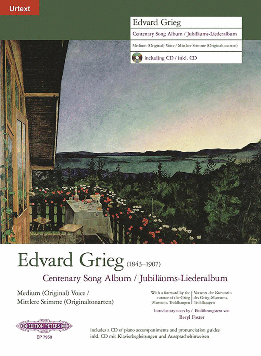 Edvard Grieg : Centenary Song Album