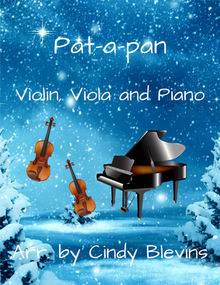 Book cover for Pat-a-pan, for Violin, Viola and Piano