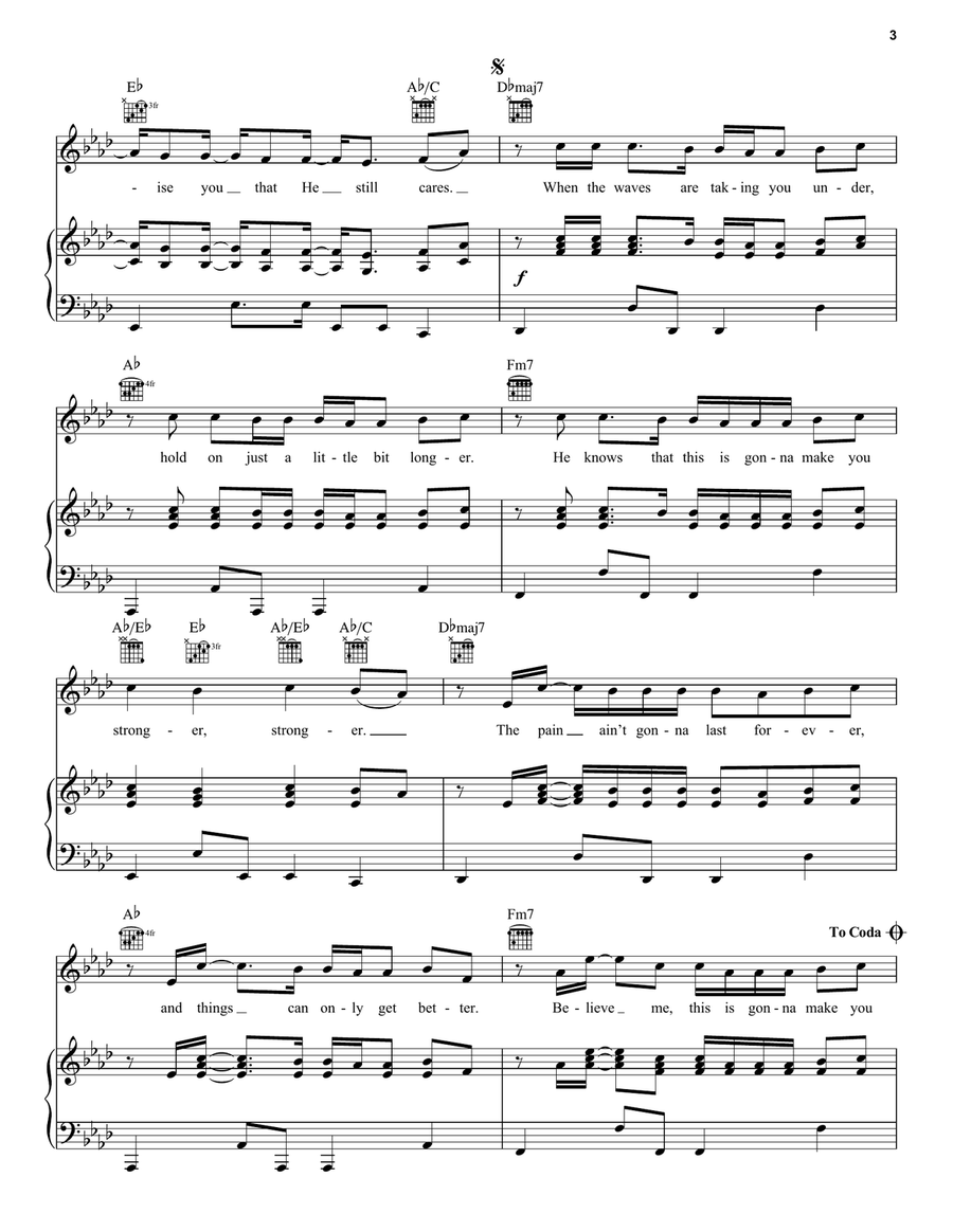Stronger Acoustic Guitar scores gallery preview page 3