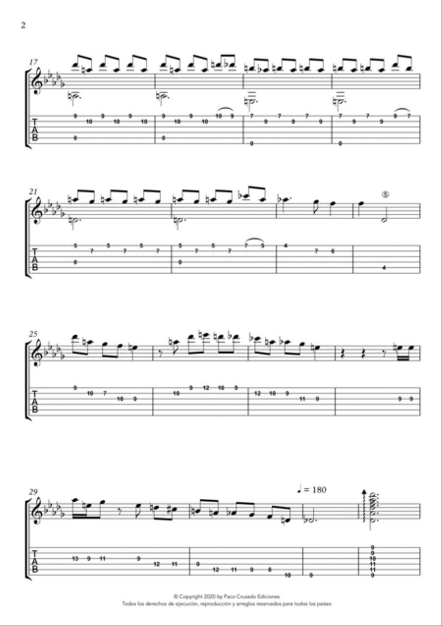 Jaleo ligero Jaleo ligero Classical Guitar scores gallery preview page 4