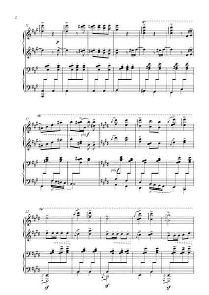 J. Strauss II - Tritsch-Tratsch-Polka Op.214 - piano 4 hands image number null