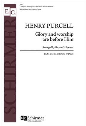 Book cover for Glory and Worship are Before Him