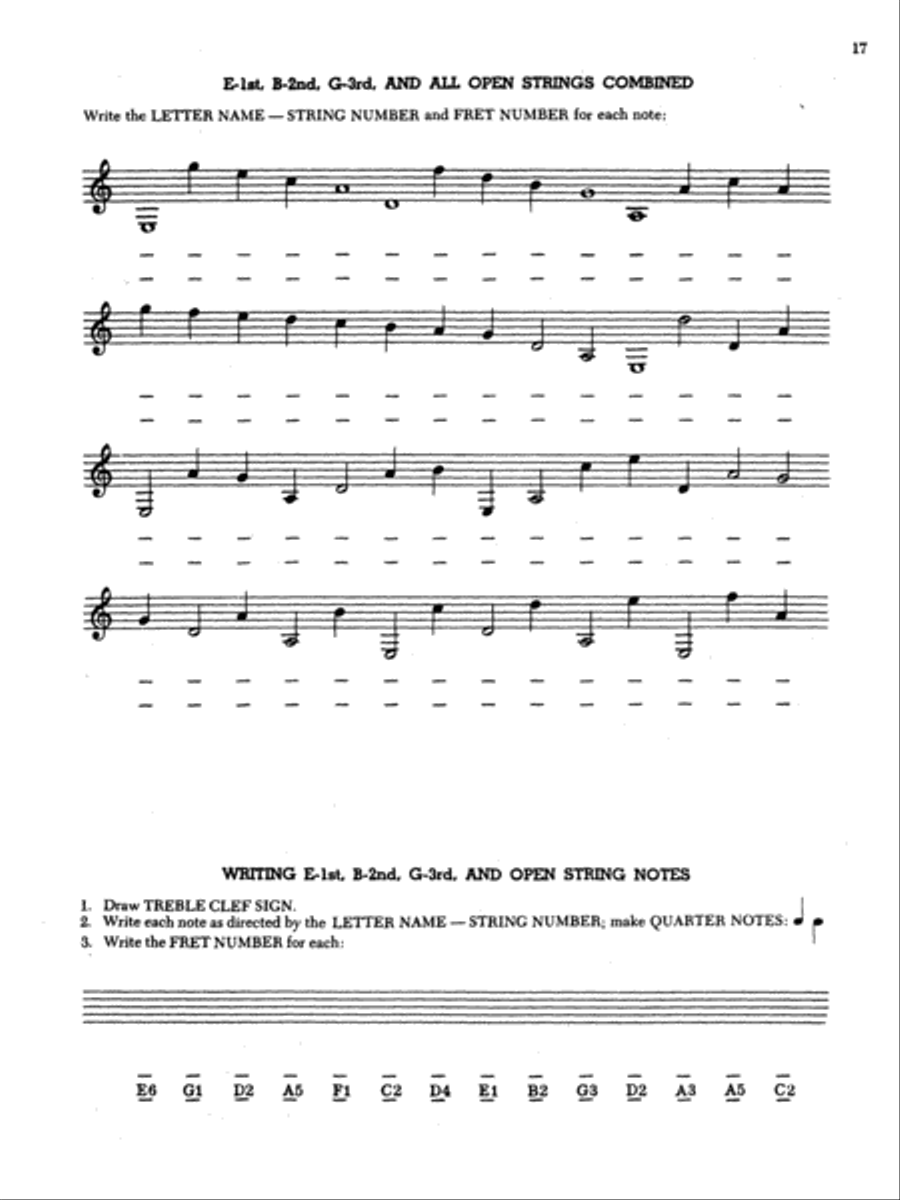 Guitar Note Speller Classical Guitar scores gallery preview page 2