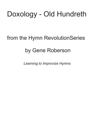 Book cover for Doxology Old Hundreth Hymn Revolution Series for Piano