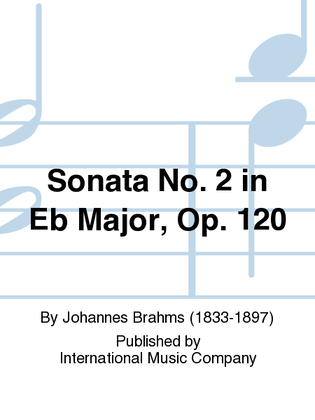 Book cover for Sonata No. 2 in Eb Major, Op. 120