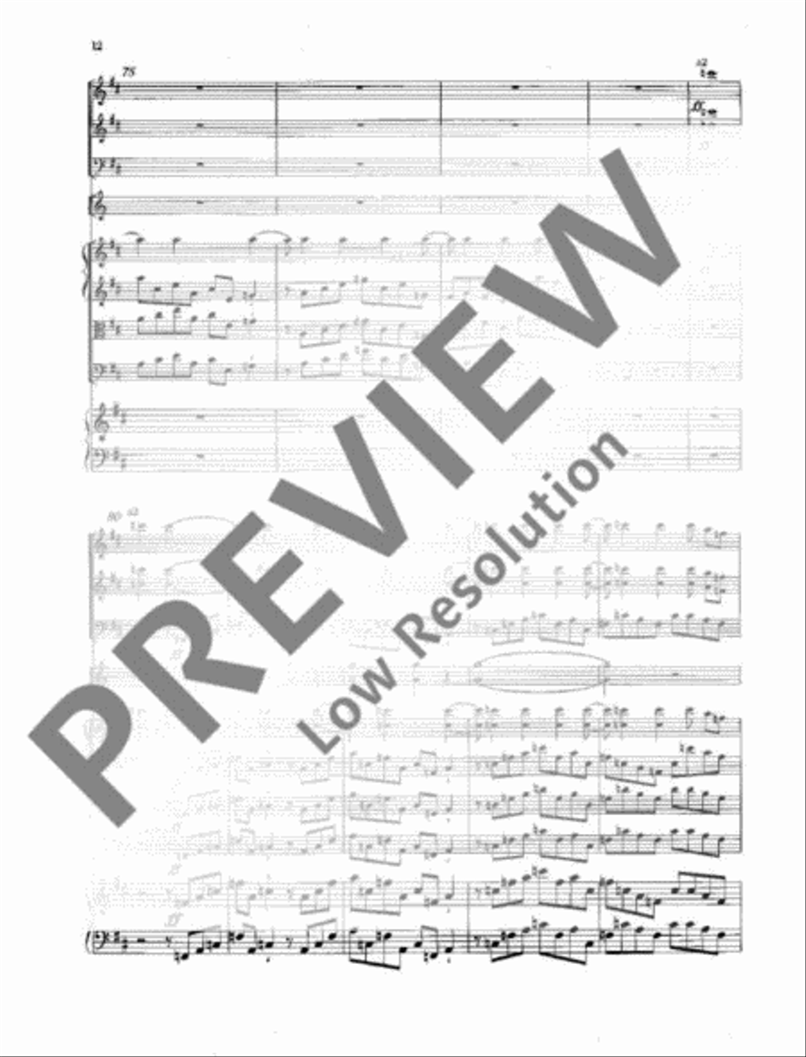 Symphony No. 1 Flute scores gallery preview page 13