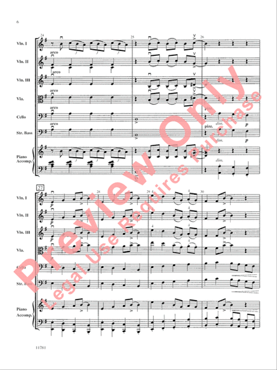 Stringtown Stroll String Orchestra scores gallery preview page 7