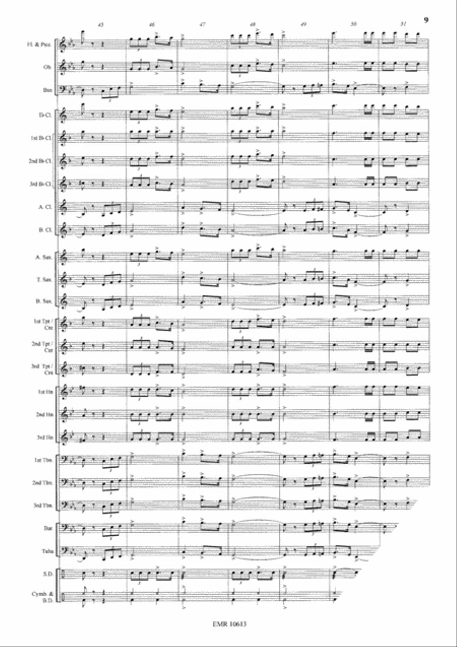 Mountain Valley Mountain Valley Concert Band scores gallery preview page 10