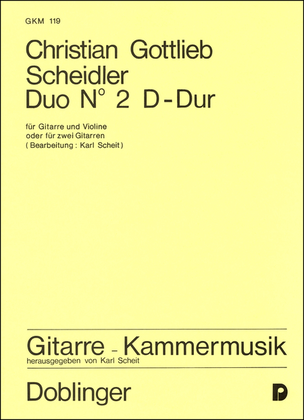 Book cover for Duo Nr. 2 D-Dur